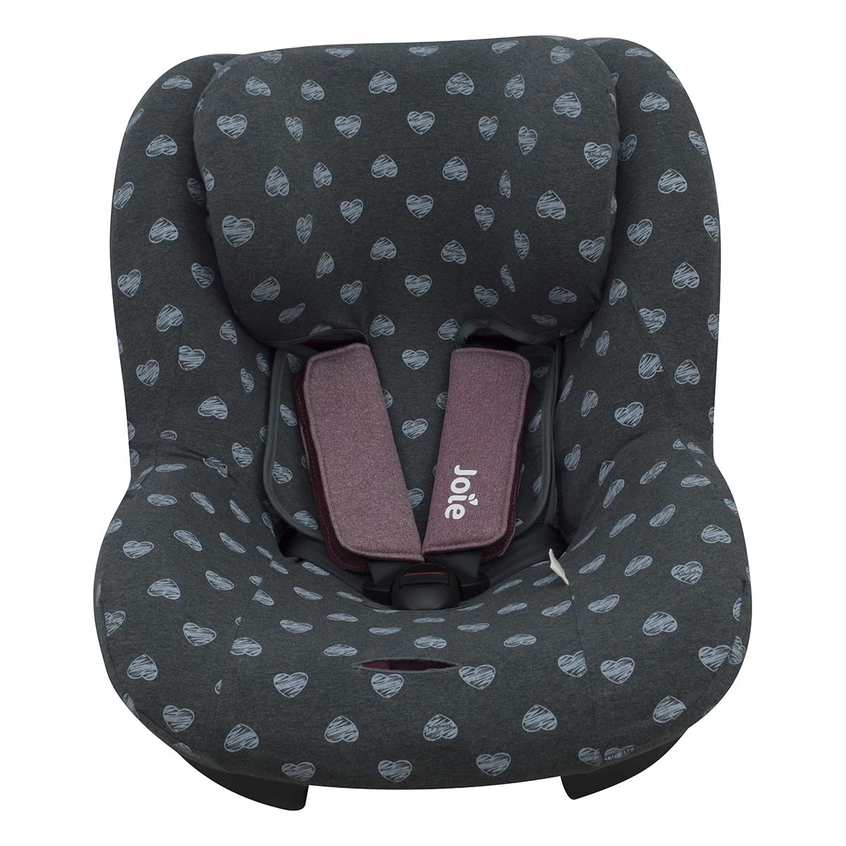 JYOKO Kids Funda para Silla de Coche Compatible con Joie I-Anchor Advance (Blue Heart)