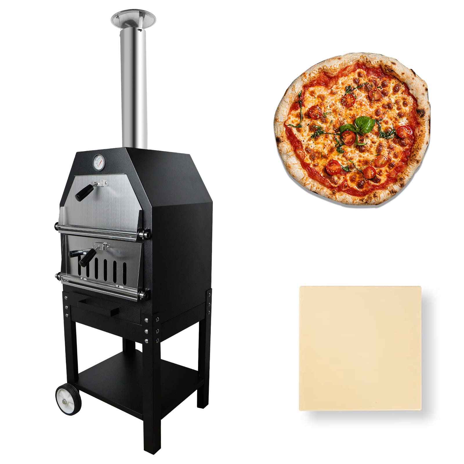 Buy Karpevta Outdoor Pizza Oven Wood Pizza Ovens Wood Fired Outdoor