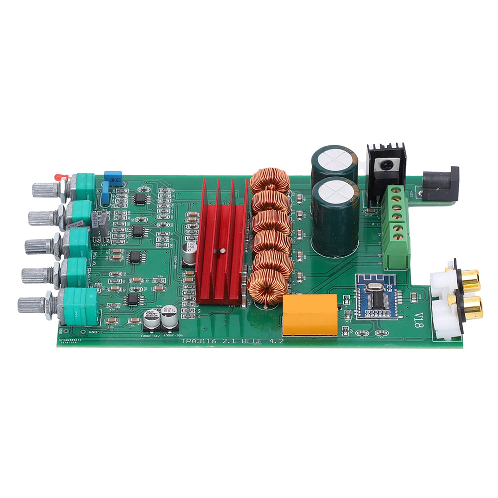 Yosoo Health Gear Carte d'amplificateur de Puissance Numérique PCB Bluetooth 5.0 Module d'amplificateur de Puissance 300 W TPA3116D2 Sortie Claire à Faible Distorsion pour Caisson de Basses Audio