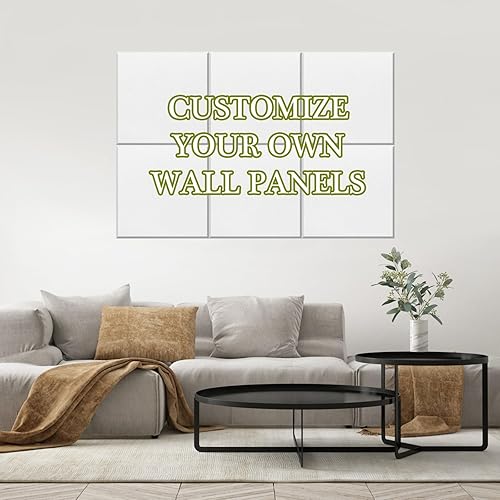 Paneles acústicos artísticos personalizados, panel de pared insonorizado personalizado, panel acústico personalizado para sala de estar, decoración