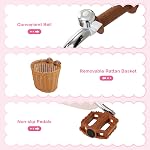 Olakids Les enfants font du vélo, 12 14 16 18 20 Inch Petits enfants vélo avec roues d'entraînement Rattan Panier de sécurité Bell réglable Siège et guidon pour les filles garçons