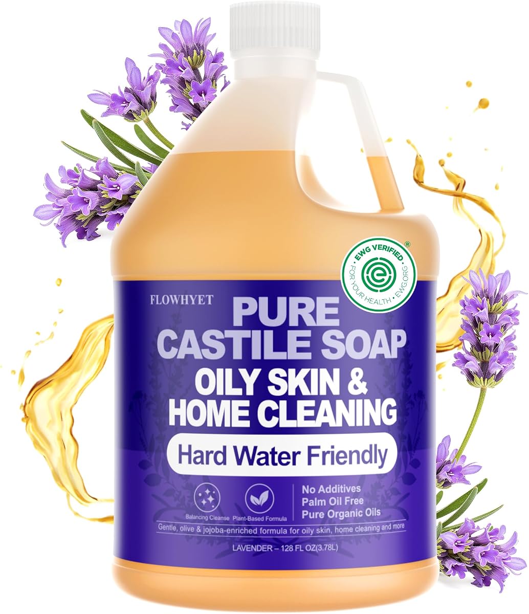 Pure-Castile Liquid Soap (Lavender)