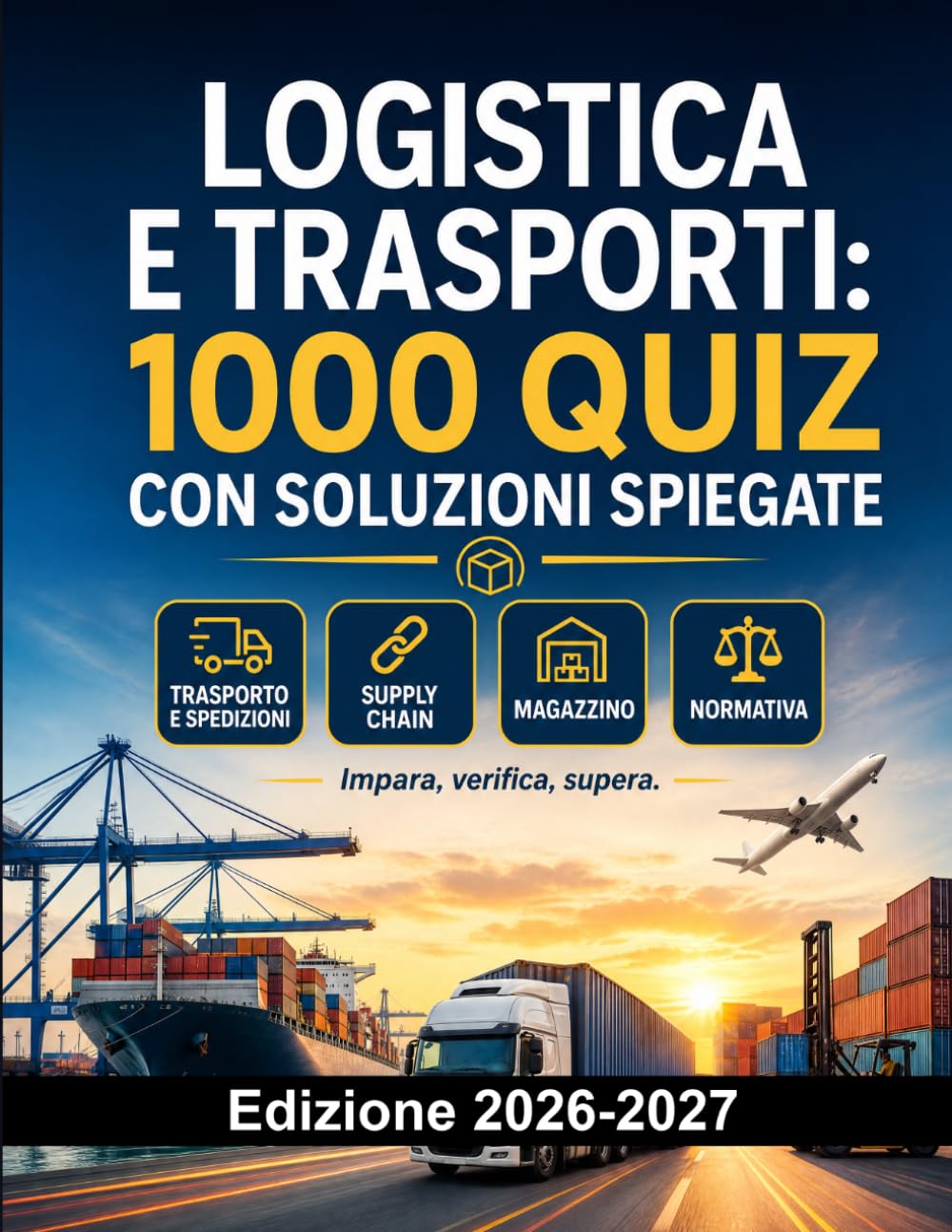 Logistica e Trasporti: 1000 Quiz con Soluzioni Spiegate: Preparazione Esame | Trasporto, Supply Chain, Magazzino e Normativa