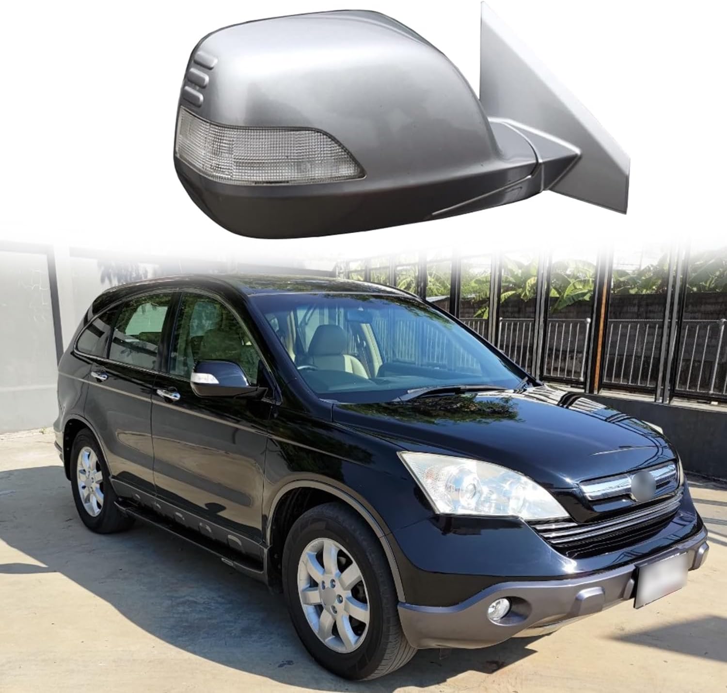Car Side Mirror Fit for 2007 2008 2009 2010 2011 HONDA CRV CR-V RE1 RE2 RE4 Driver Side View Mirror Assembly Lens Electric Adjustment, Turn Signal Light, Lens Defogging