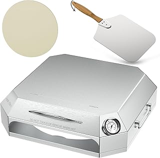 Onlyfire Stainless Steel Pizza Oven Kit for Gas/Charcoal/Pellet Grill Top