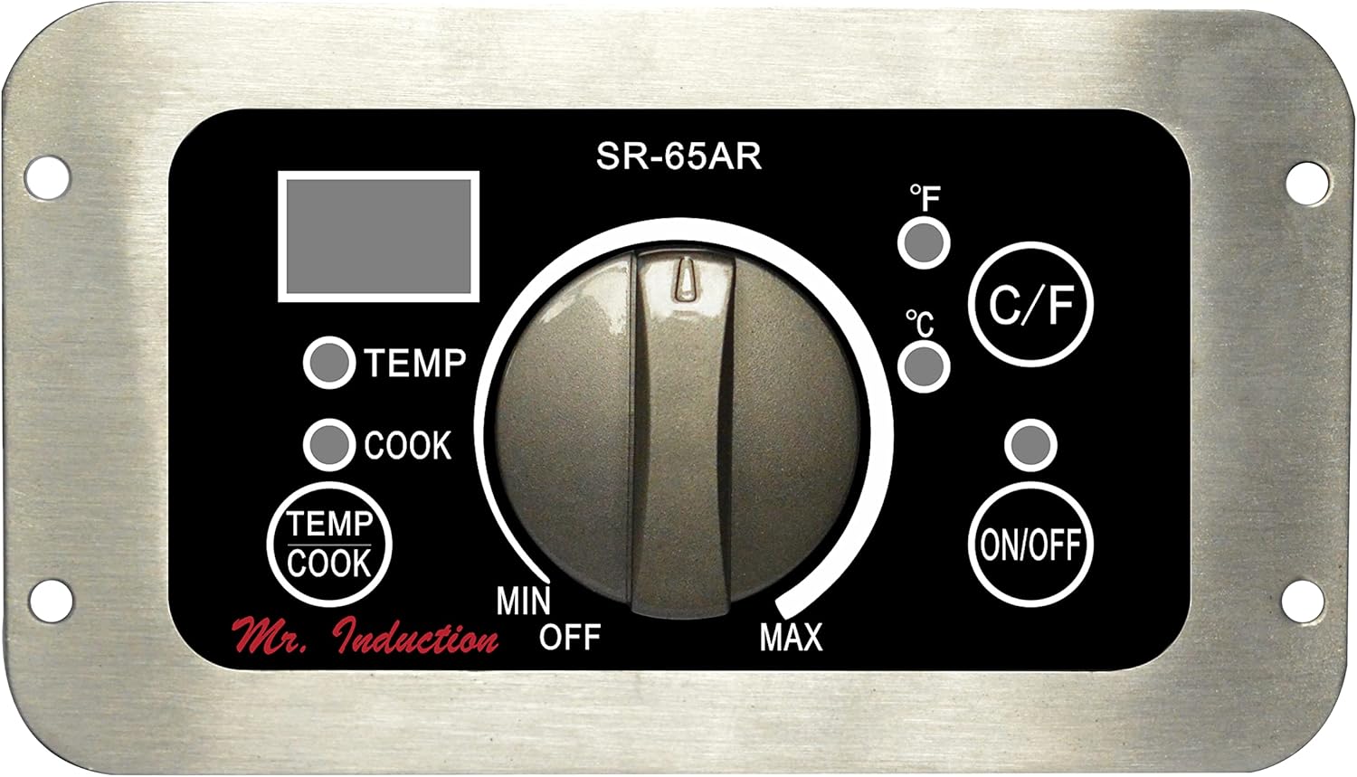 SR-65ARB: 2600W Built-In/Countertop Commercial Induction Cooktop (220-240V)