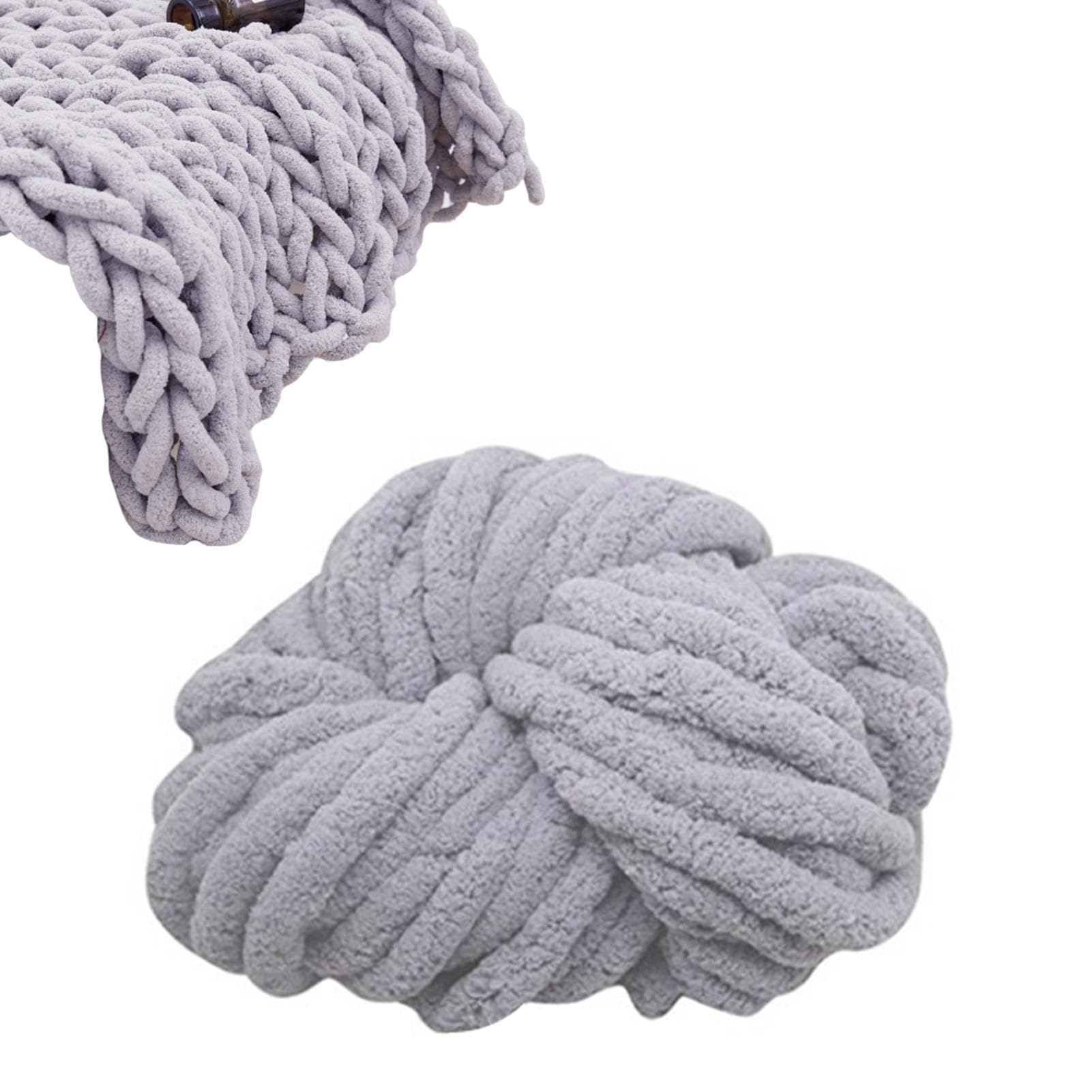 Fil chenille épais anti-bouloche pour tapis durable et peignoir doux fait main