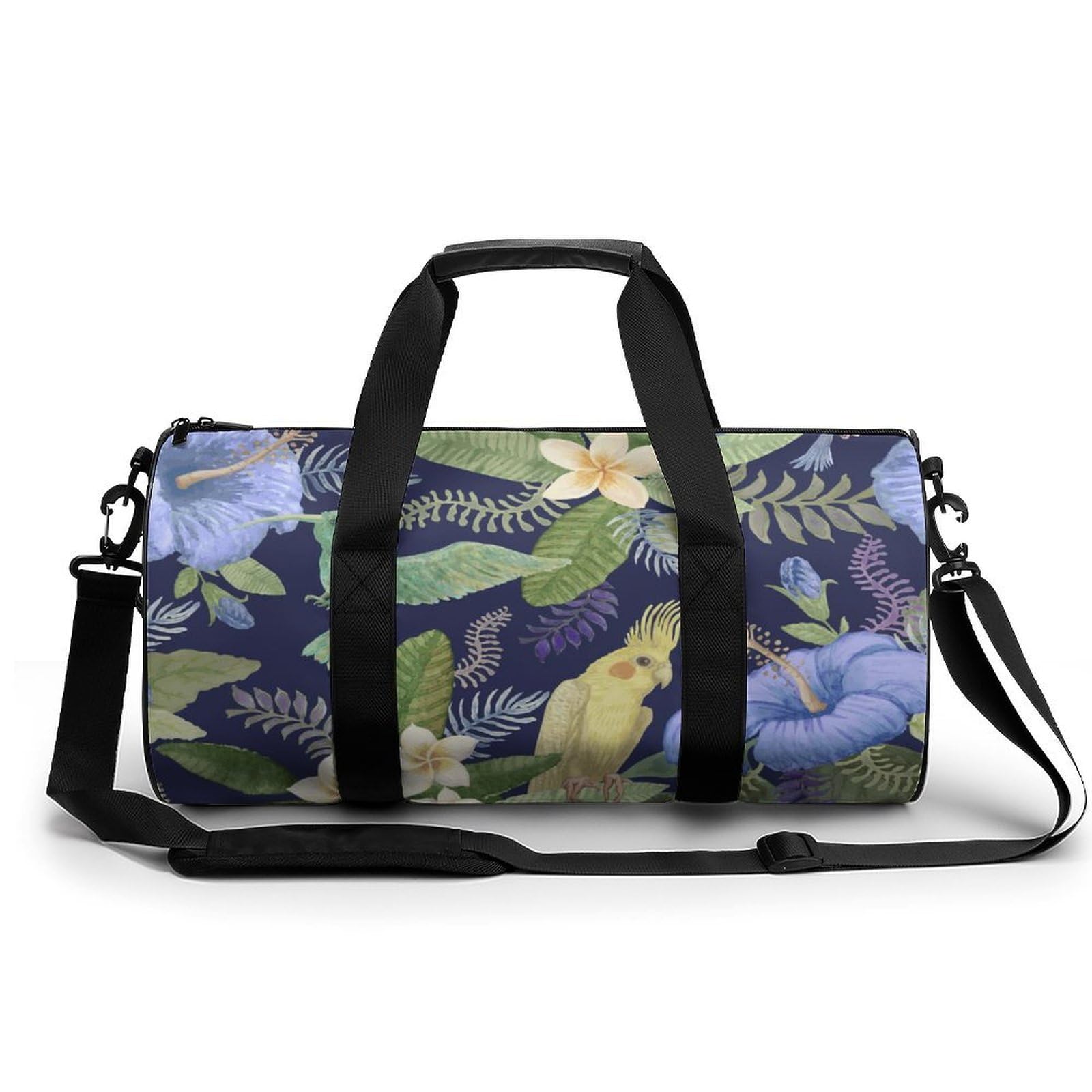 Sac de voyage fleurs perroquet idéal pour camping et randonnée - 8