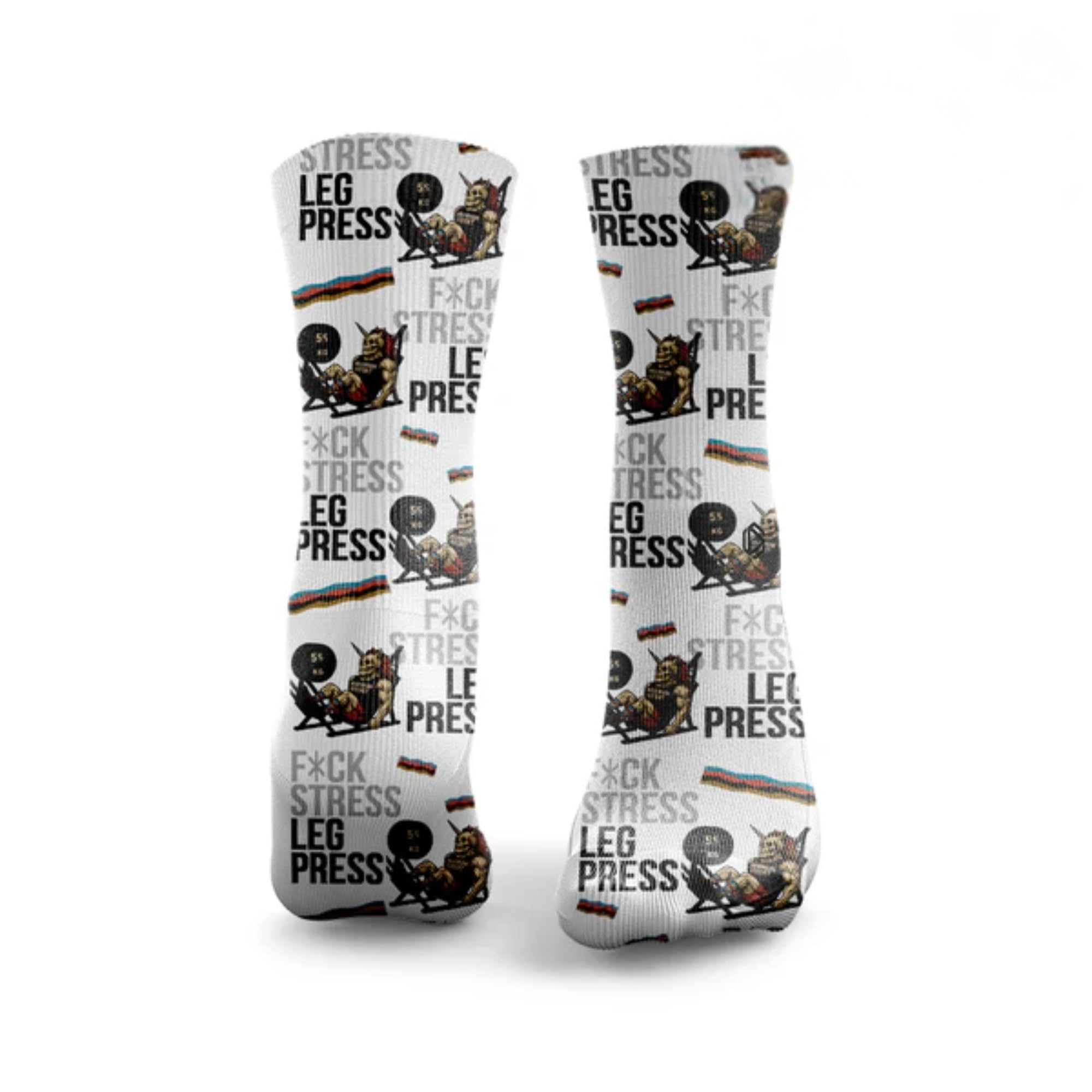 HEXXEE Crew Mushroom Frogs Socks Mens: 9-11.5 UK / 9-12 US