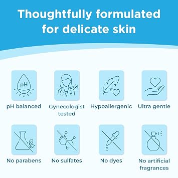 FemiClear Daily Lysine Feminine Wash, Ultra-Gentle Cleansing, 6 fl oz