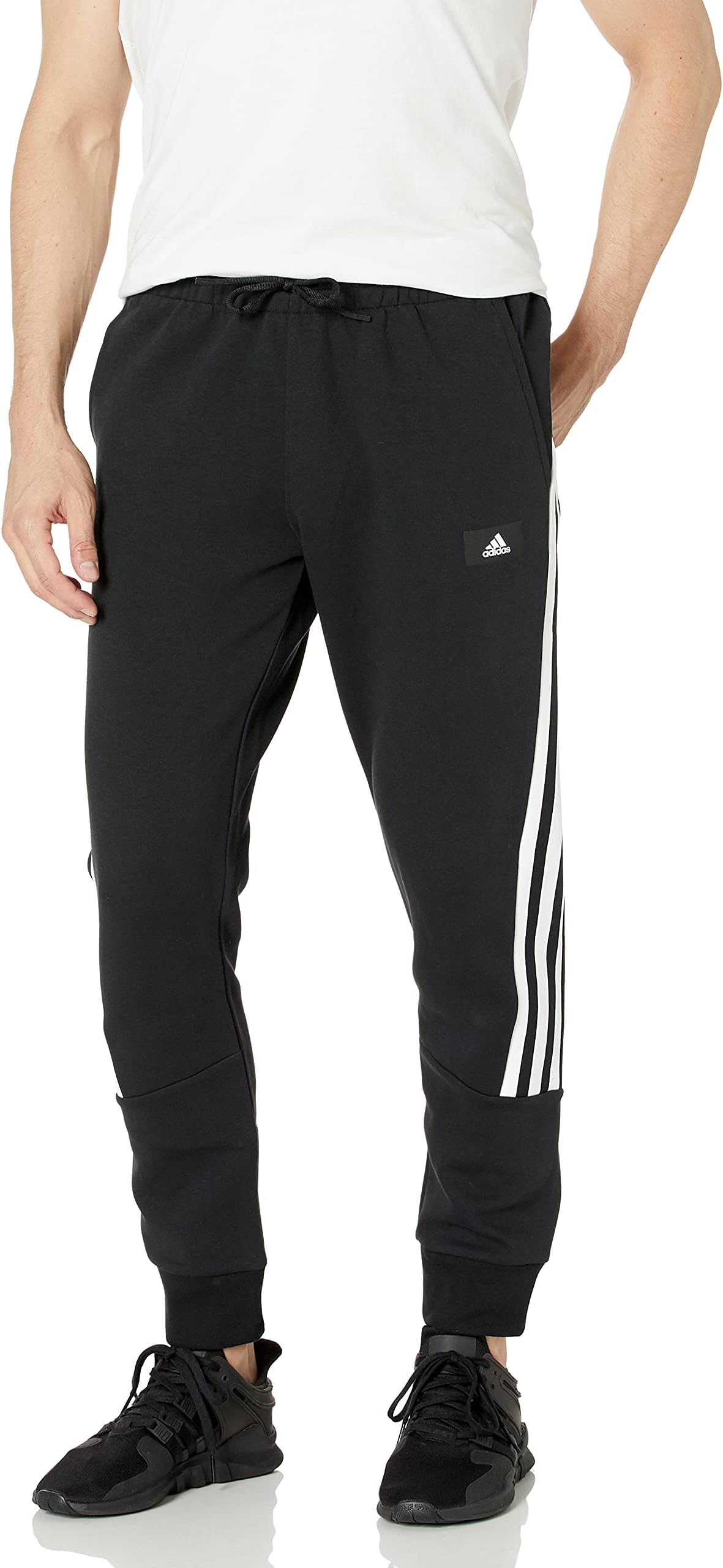 future icons 3 stripes tapered leg pants