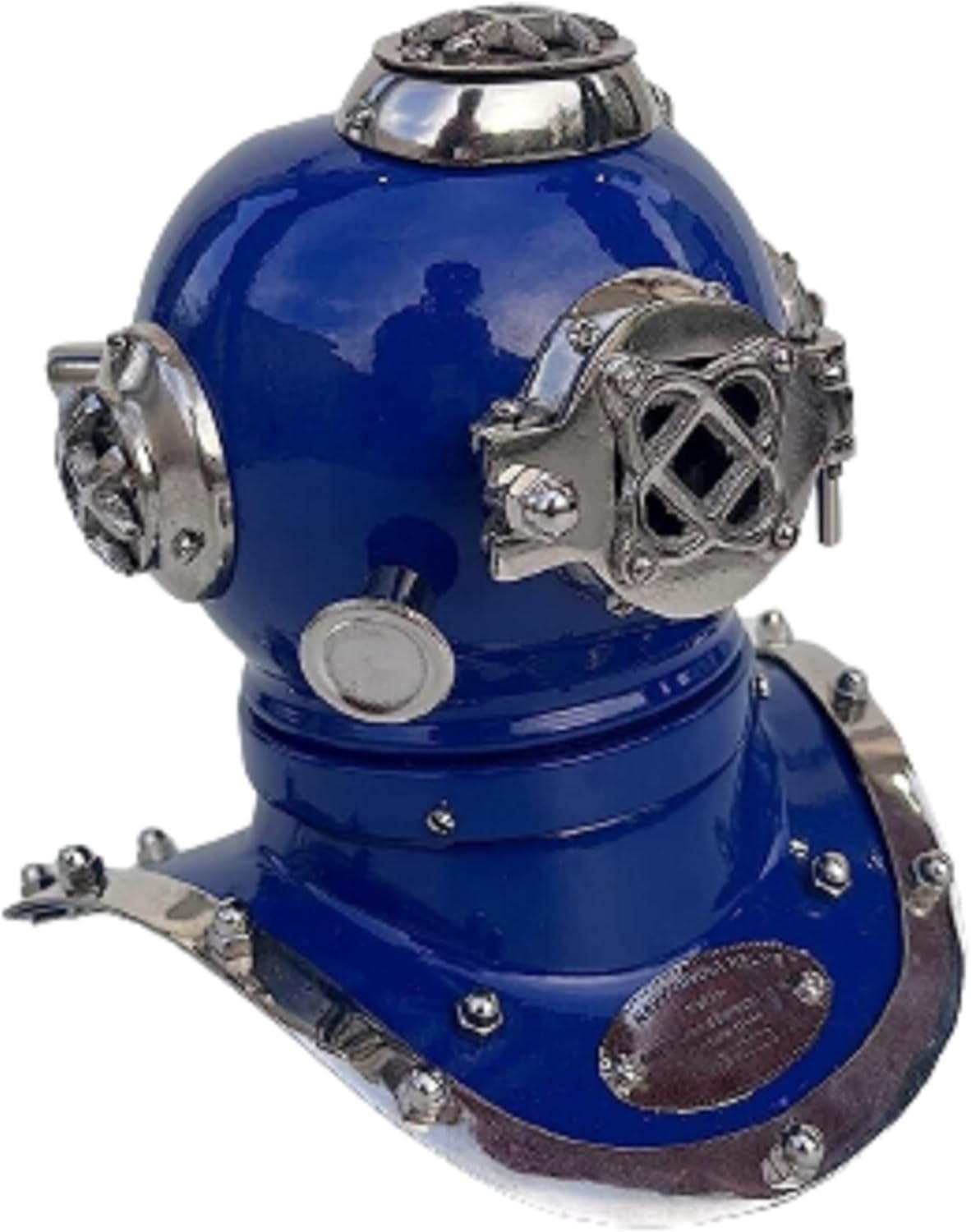 Nautical Blue Diving Helmet US Navy V Mark Mini Divers Helmet Scuba Deep Sea Divers Helmet Antique Vintage Mini Diving Divers Helmet Christmas
