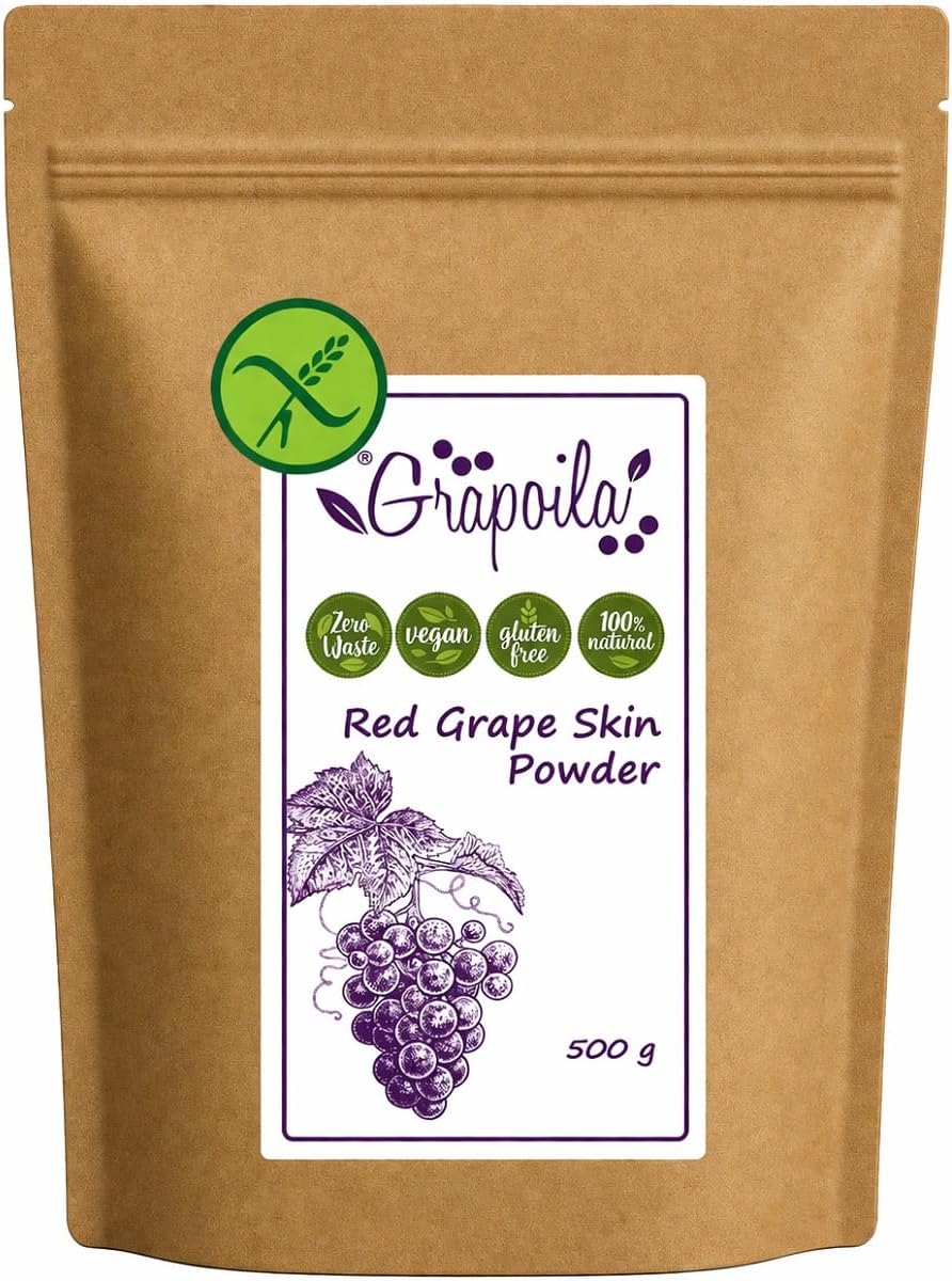 Grape Skin Powder 500g - Healthy Superfood - Natural Source of Resveratrol