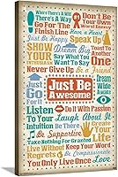 Vista 5 de Trends International Póster de pared de lienzo Just Be Awesome