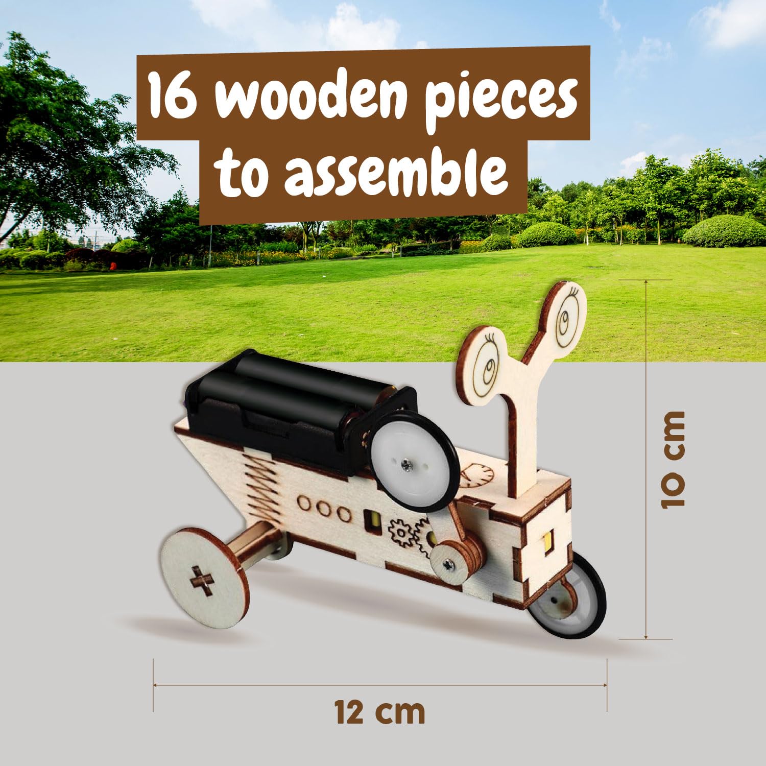 Science4you Wooden Robot for Kids Age 6 7 8+ Years Old, Wooden Models, Robot Building Kit, Reptile Model - Image 4