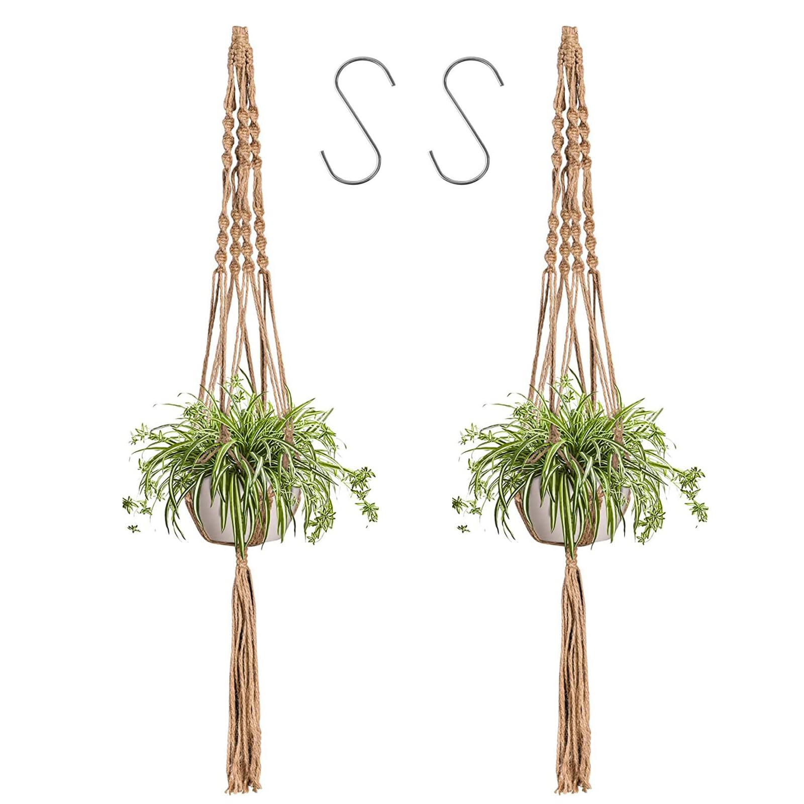 linxiu macramé pot suspendu
