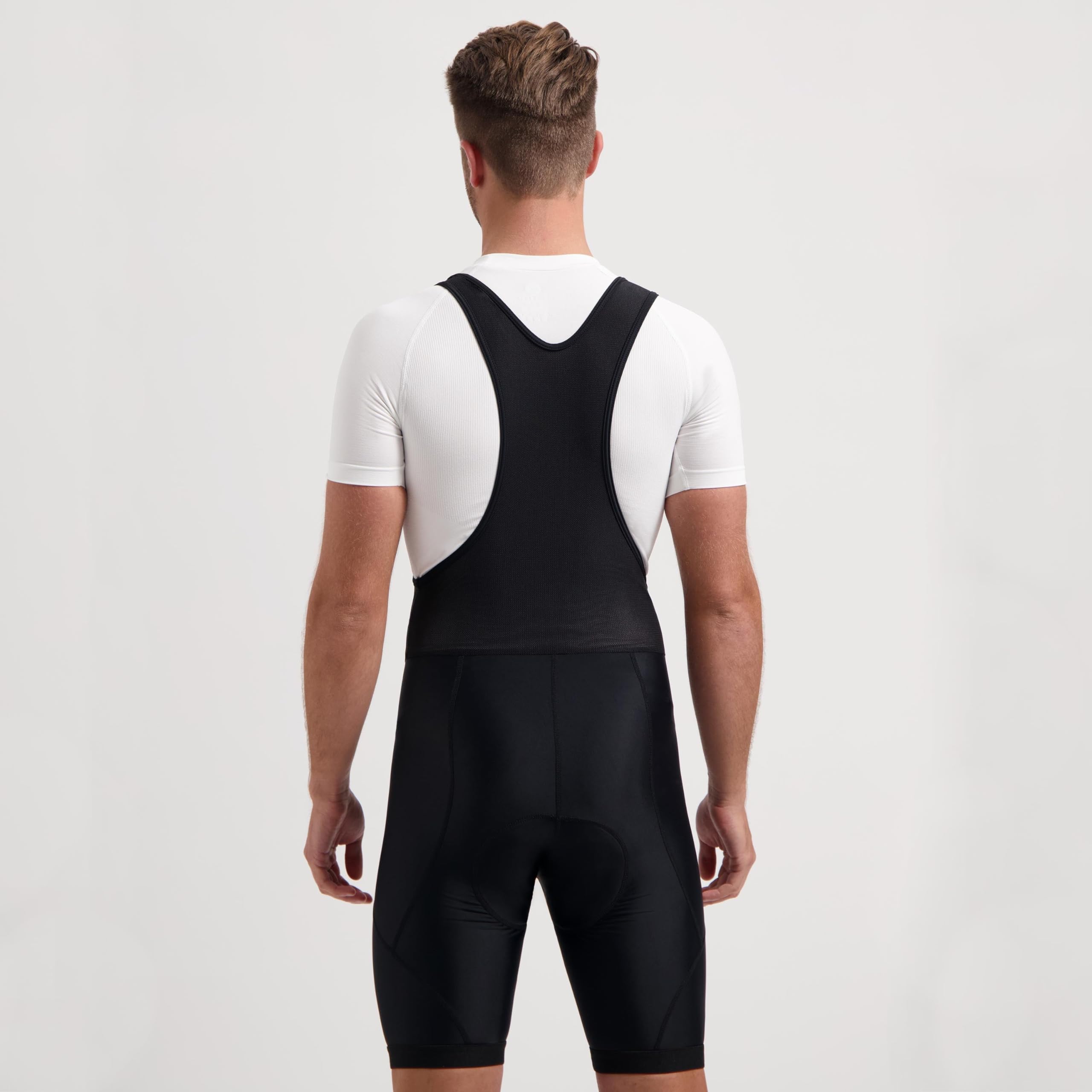 Rogelli Radsport Trägerhose Kurz Mit Einsatz De Luxe - Krótkie spodenki na szelkach, z wkładką Mężczyźni