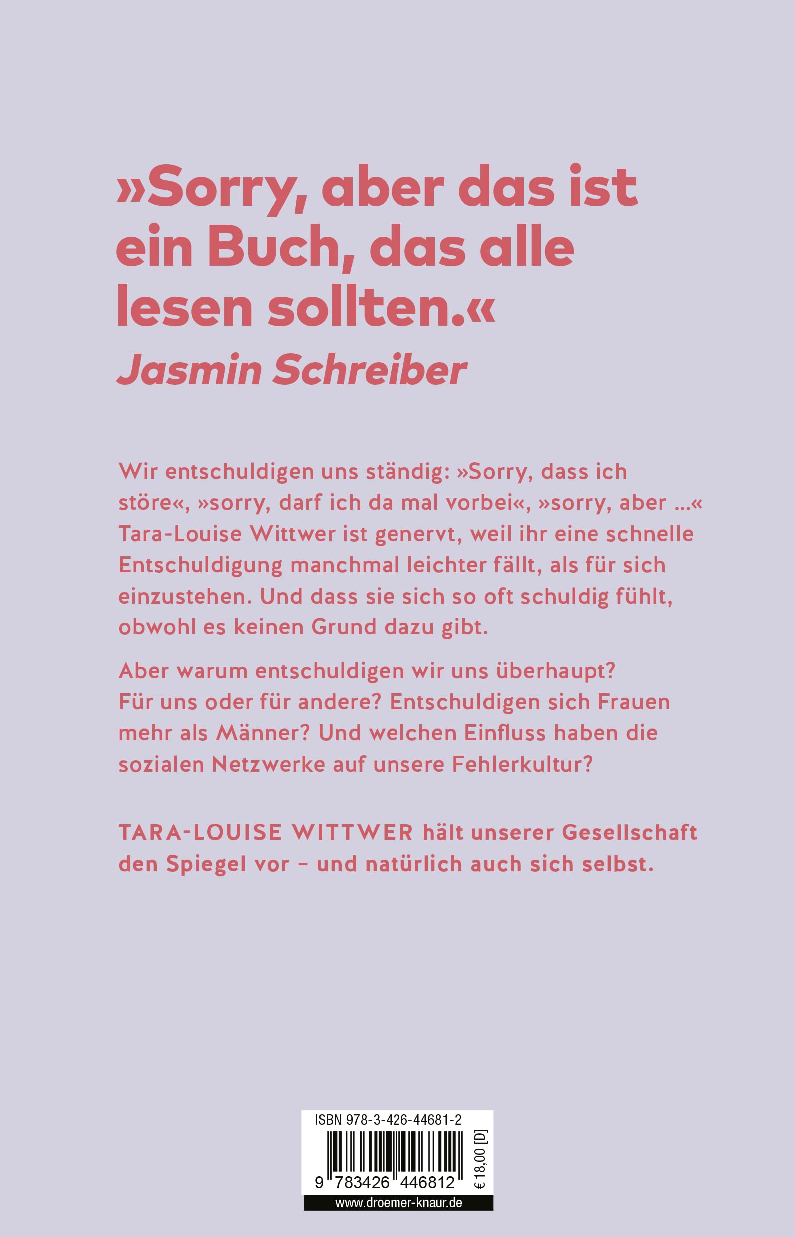 Sorry, aber ...: Eine Verzichtserklärung an das ständige Entschuldigen