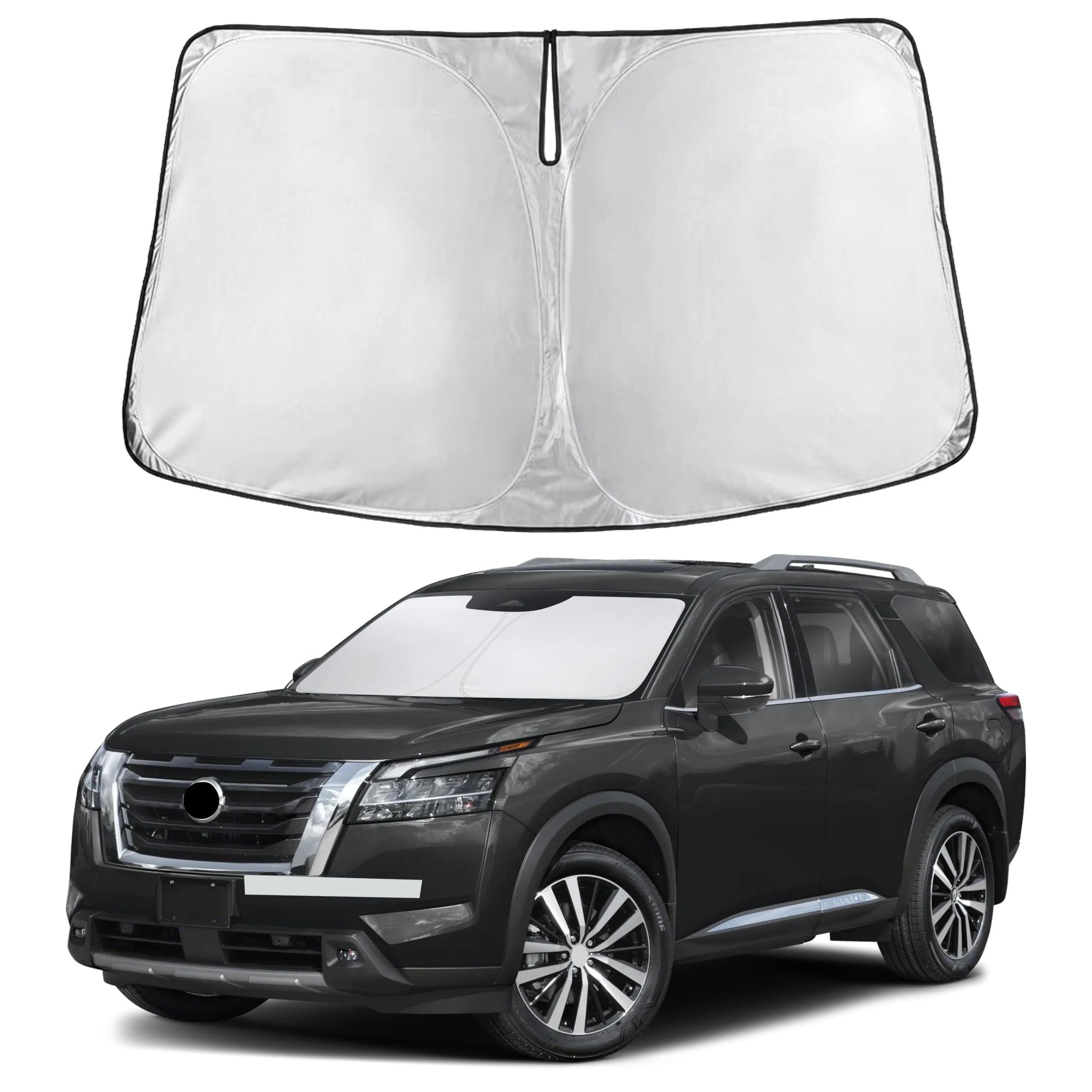 Autovir Windshields Sun Shade Fit for 2022-2024 2025 2026 Nissan Pathfinder