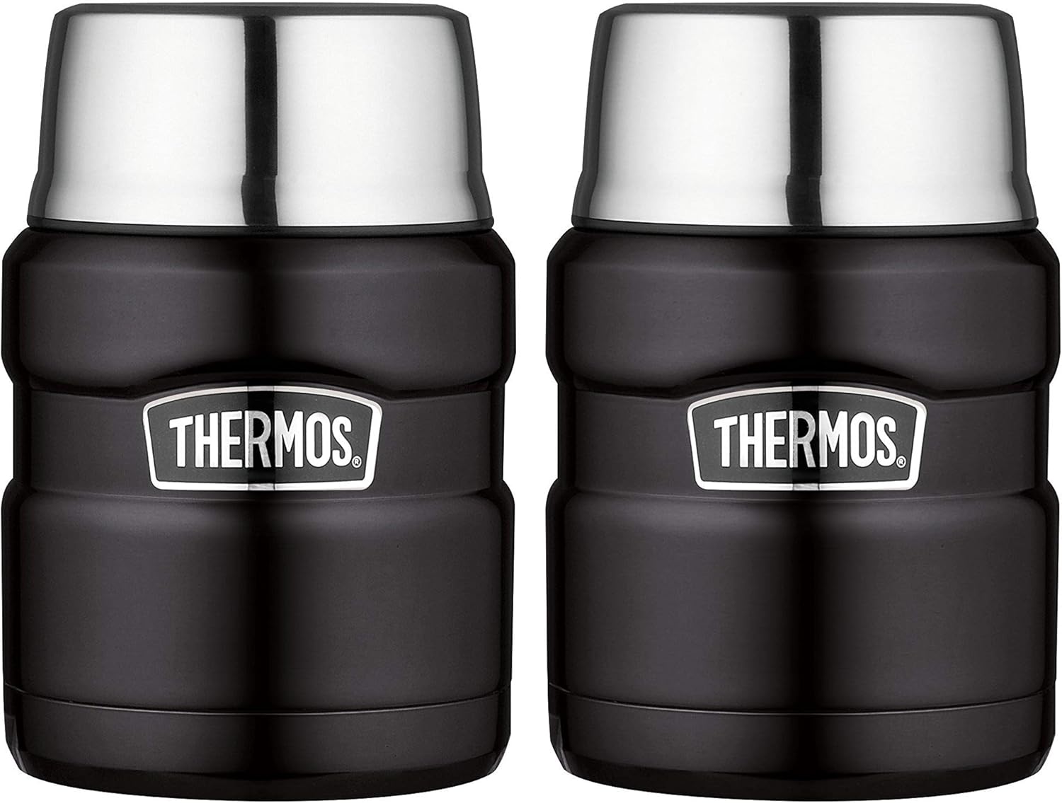 Thermos Stainless King 16 Ounce Food Jar with Folding Spoon, Matte