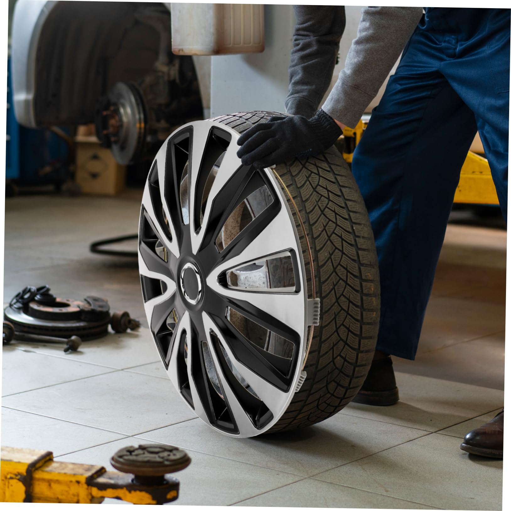 Copricerchi Auto 15 Pollici Abs Copri Cerchi Decorativi