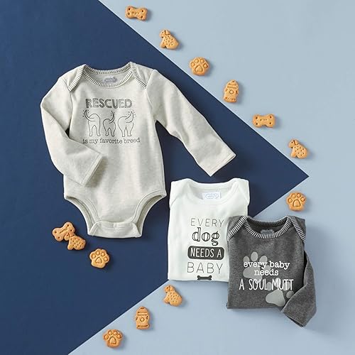 Miniatura 3 de Mud Pie Crawlers para mascotas, gris, 0-6 meses, Gris