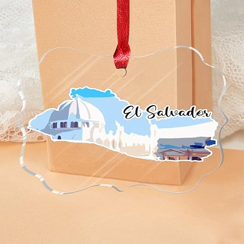 Vista 82 de Adorno de Navidad de Costa Rica, paisaje urbano, ilustración, ilustración, mariposa, árbol de Navidad, adorno de recuerdo, tema de viaje, vistas