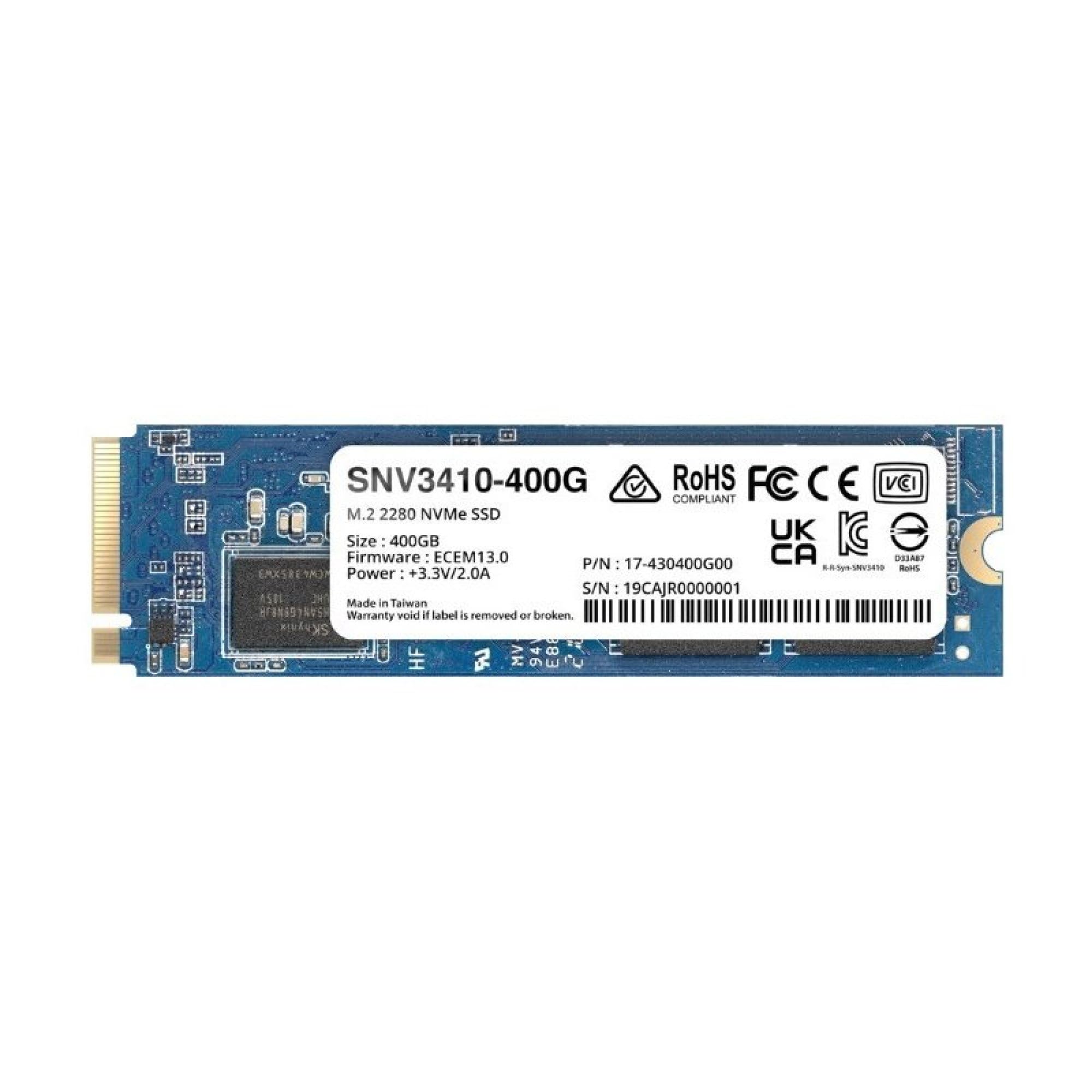 ssd m.2 2280 400gb nvme synology 3x4