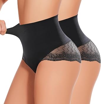 Women Shapewear Tummy Control Panties Seamless Body Shaper Underwear | women weight loss light shapewear sexy lace mid-waist underwear seamless daily panties tummy tuck brief