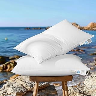 Canadian Goose Down Pillows - Queen Size (2-Pack)
