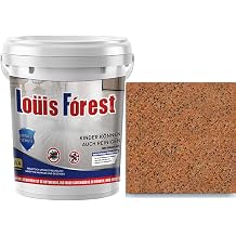 Epoxy Floor Paint,Garage Floor Paint,Epoxy Colored Sand,High Gloss Marble Effect Garage Coating for Concrete, Waterproof, Non-Slip, for Basement, Wood Floors, Garage, Outdoor Orange, 2 Liters