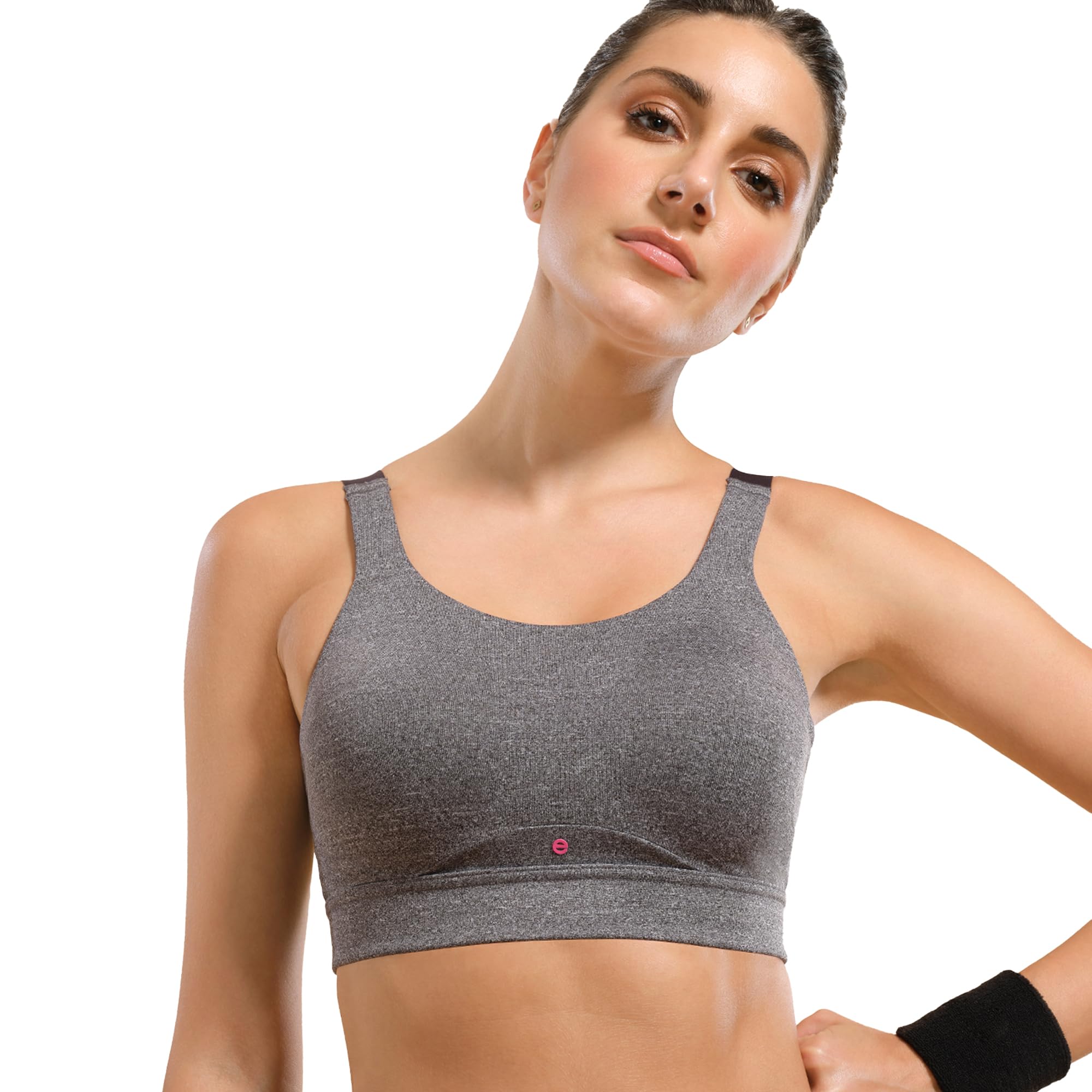 enamor Innovations Fab-Fresh Breathable Cup, Women's High Impact Sports Bra - Convertible, Padded, Wirefree, Full Coverage - SB18-picture-11