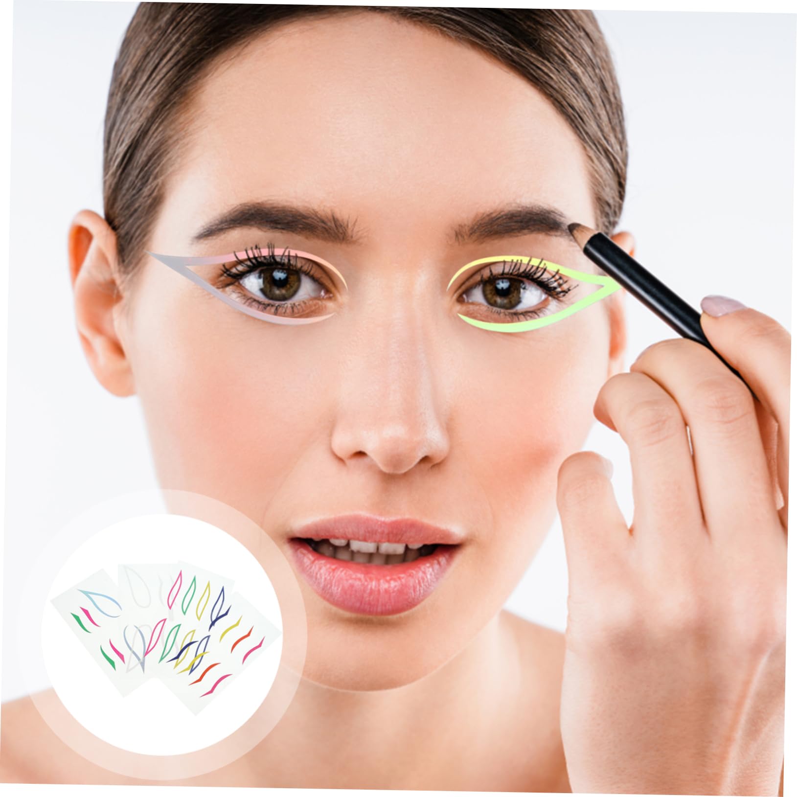 Didiseaon 16sets Adesivi Eyeliner Professionali Per Makeup Stickers Per e Dazzling Per e Speciali