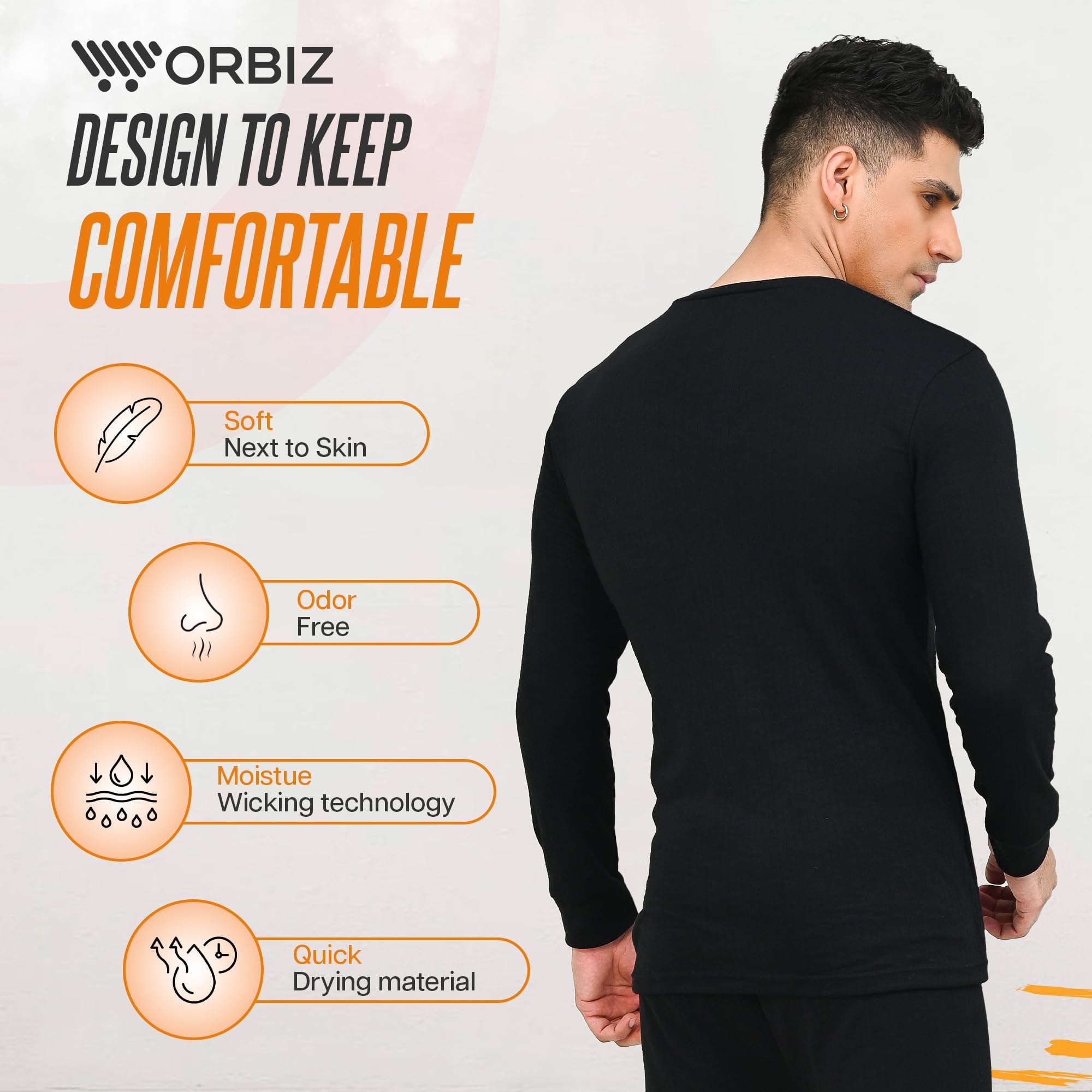 Gilet termico da uomo a maniche lunghe, caldo estremo inverno caldo abbigliamento da sci taglia S-XXL