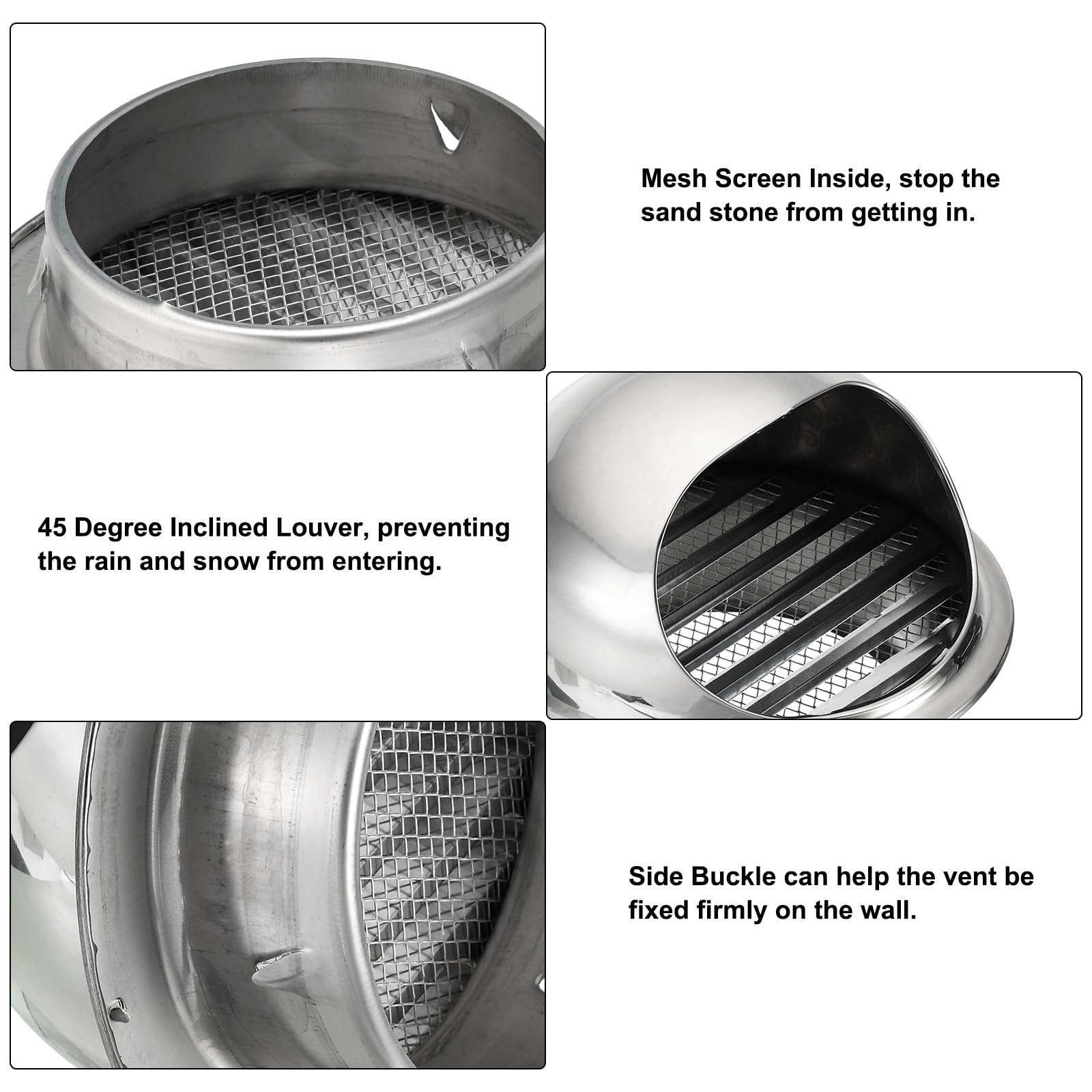 PATIKIL 5" Round Soffit Air Vents - Image 4