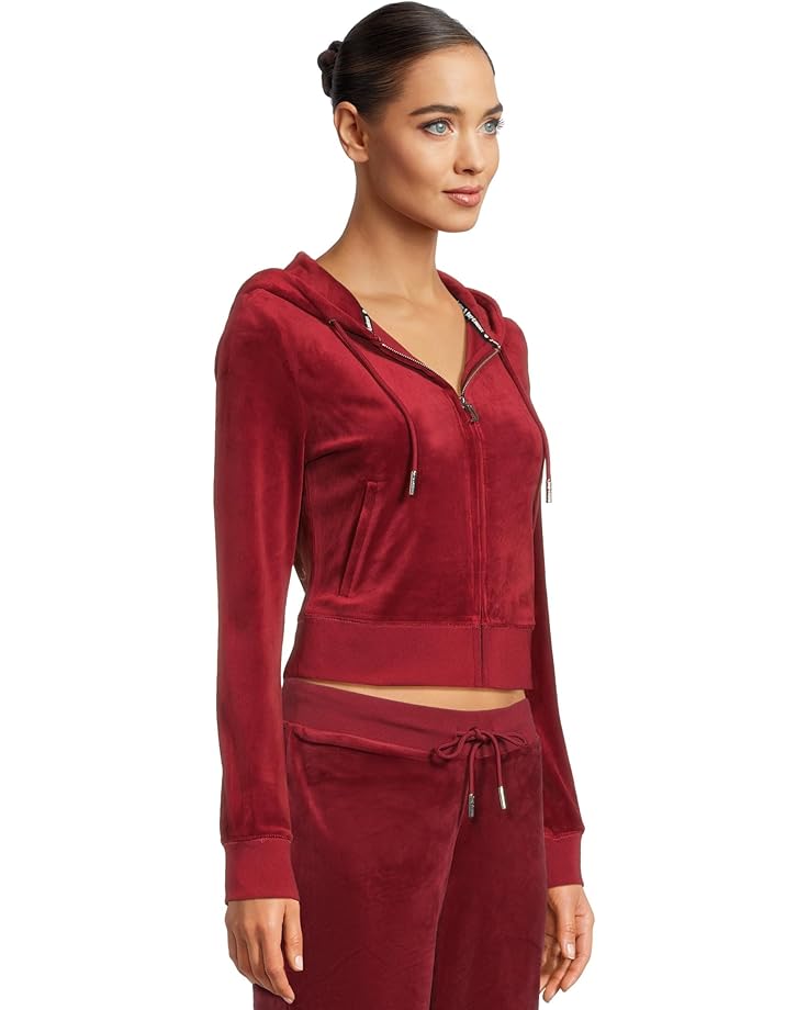 Juicy Couture Solid Classic Juicy Hoodie With Back Bling - #2 of 5