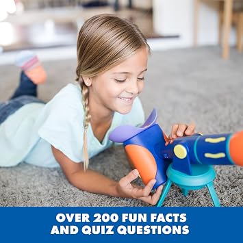 Educational Insights GeoSafari Jr. Talking Telescope STEM Toy, Preschool Science, Gift for Boys & Girls Ages 4+