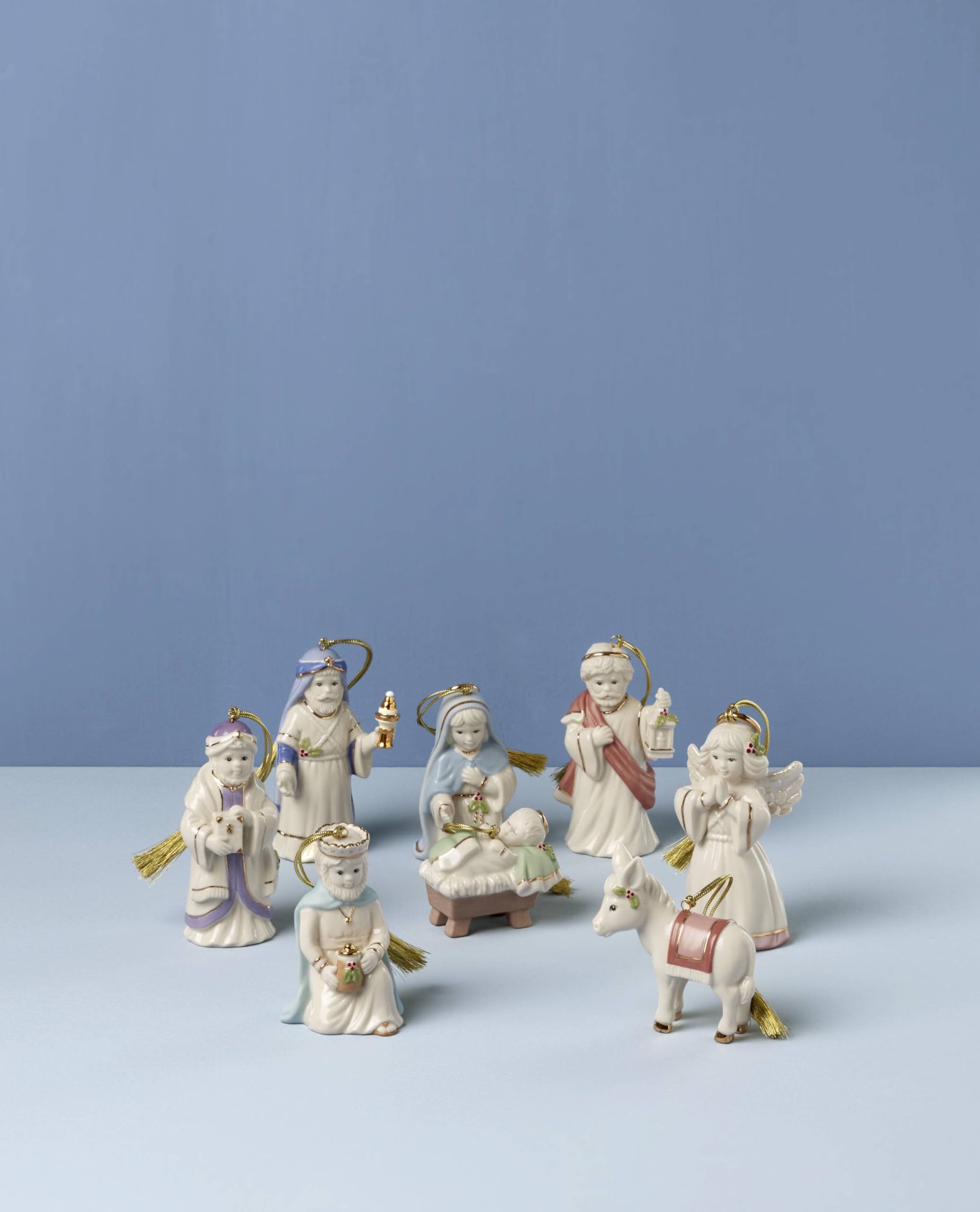Amazon.com: Lenox 896533 First Blessings Nativity 8-Piece Ornament
