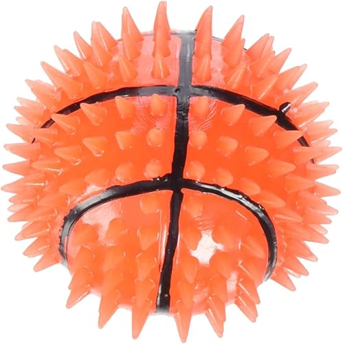 gnawsome Squeak y luz para perros de baloncesto, Medio 3.5," colores variarán