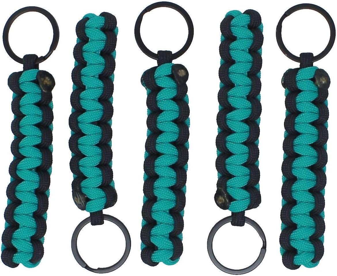 BubbasGarageTv - Paracord Grab Handles for Jeep Wrangler JL & Jeep Gladiator JT (Turquoise)