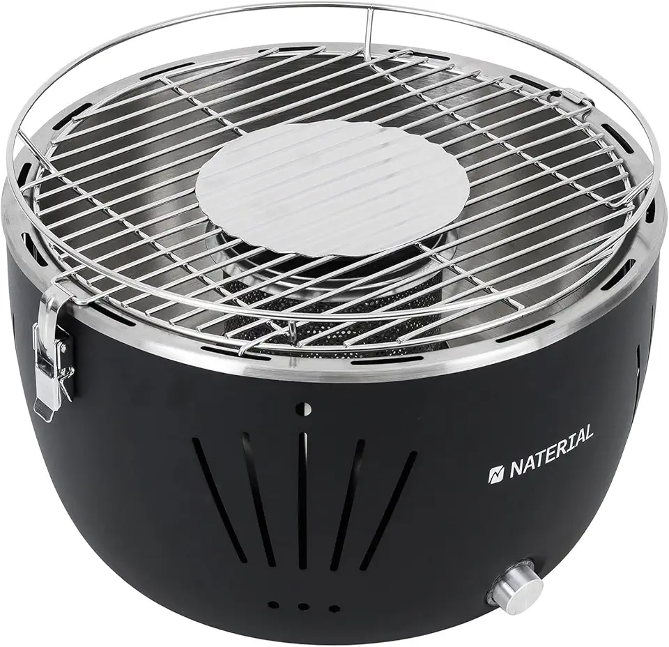 Churrasqueira a Carvão Table Grill Preto Naterial