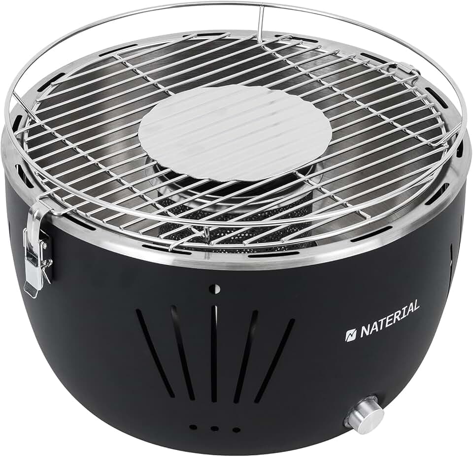 Churrasqueira a Carvão Table Grill Preto Naterial