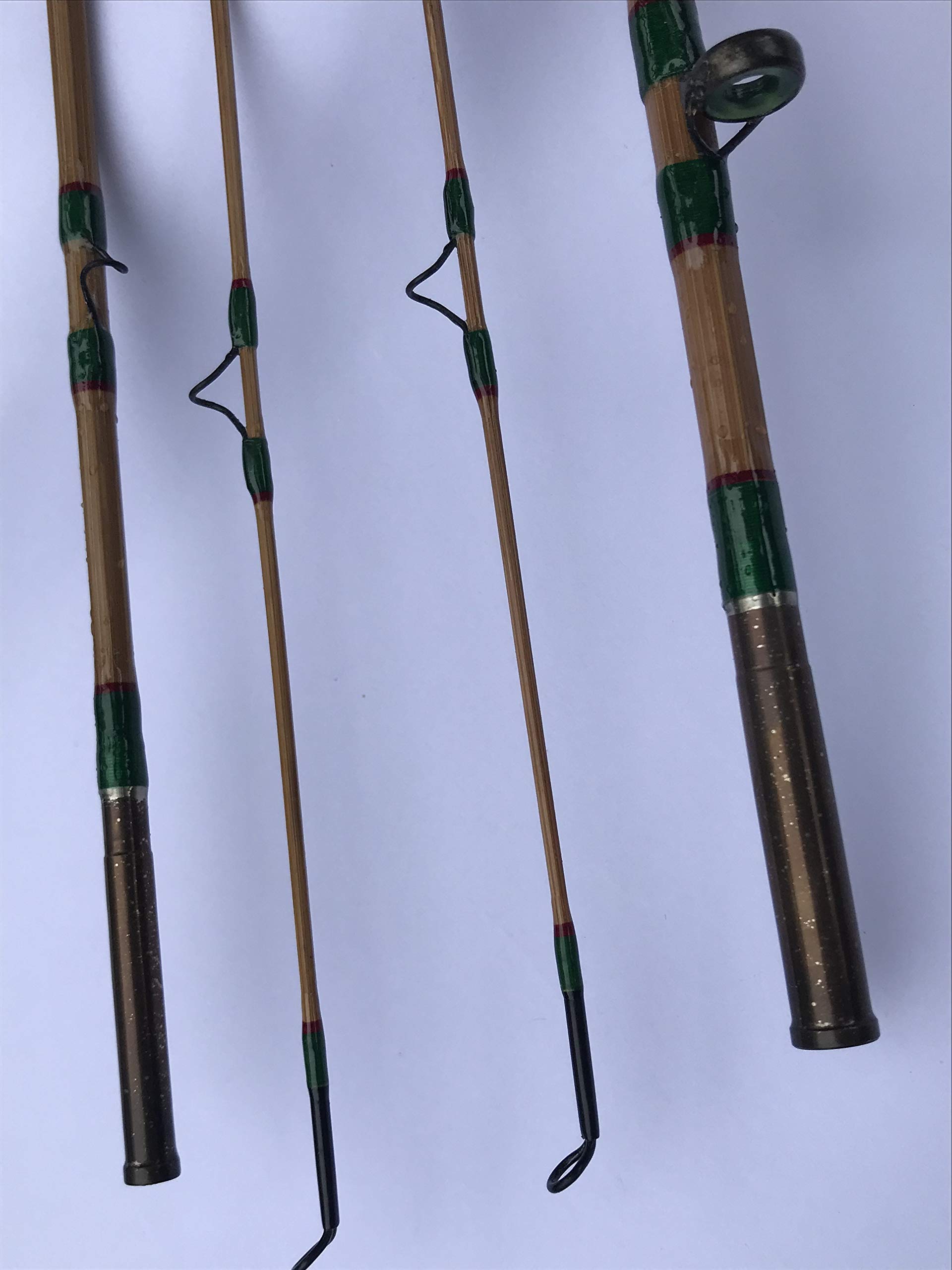 六角　バンブー　3ピースフライロッド バンブーフライロッド バンブーフライロッド 竿 バンブーフライロッド