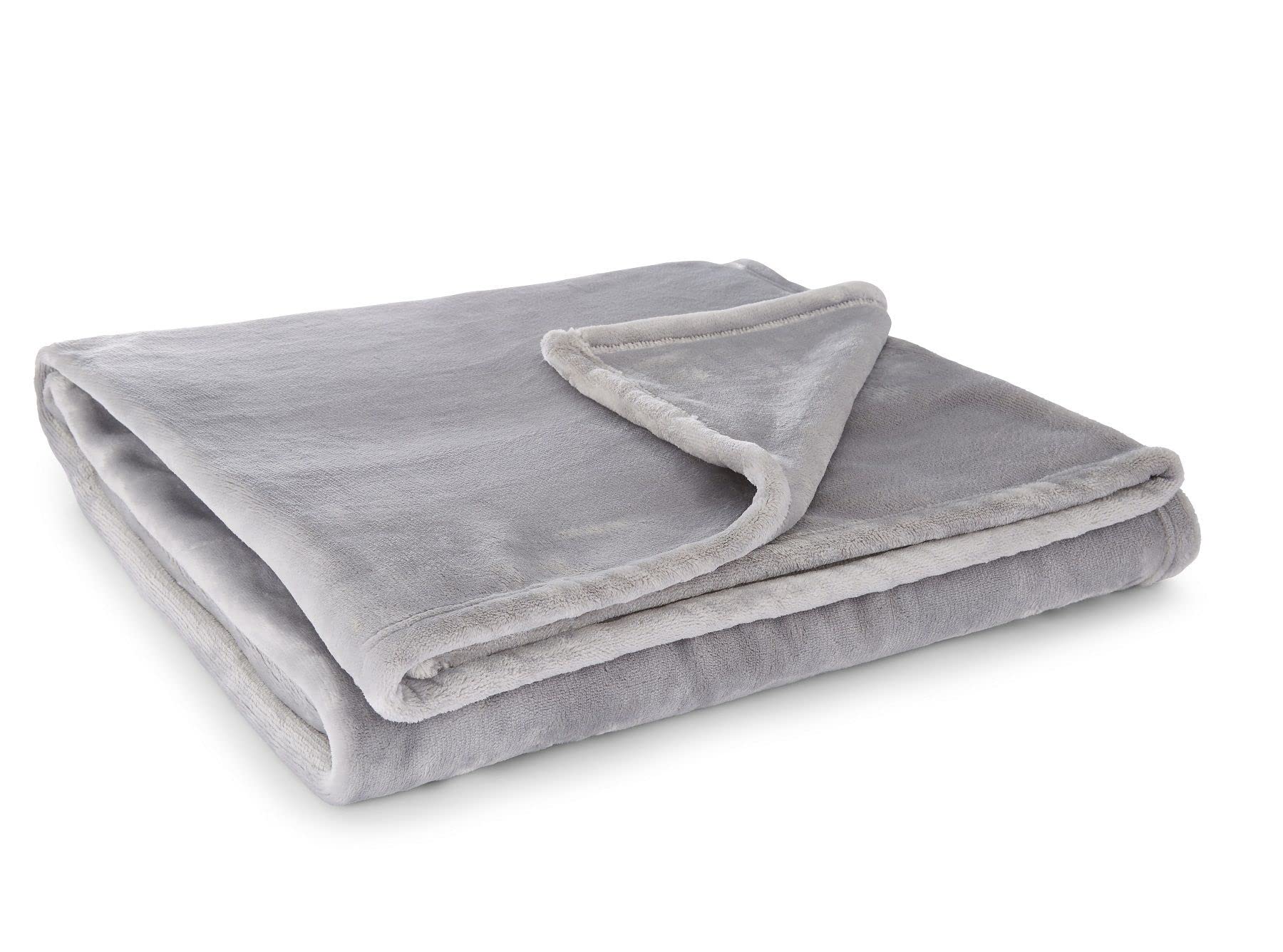Martex   Sheared Mink Blanket Cool Grey , BrandAlley