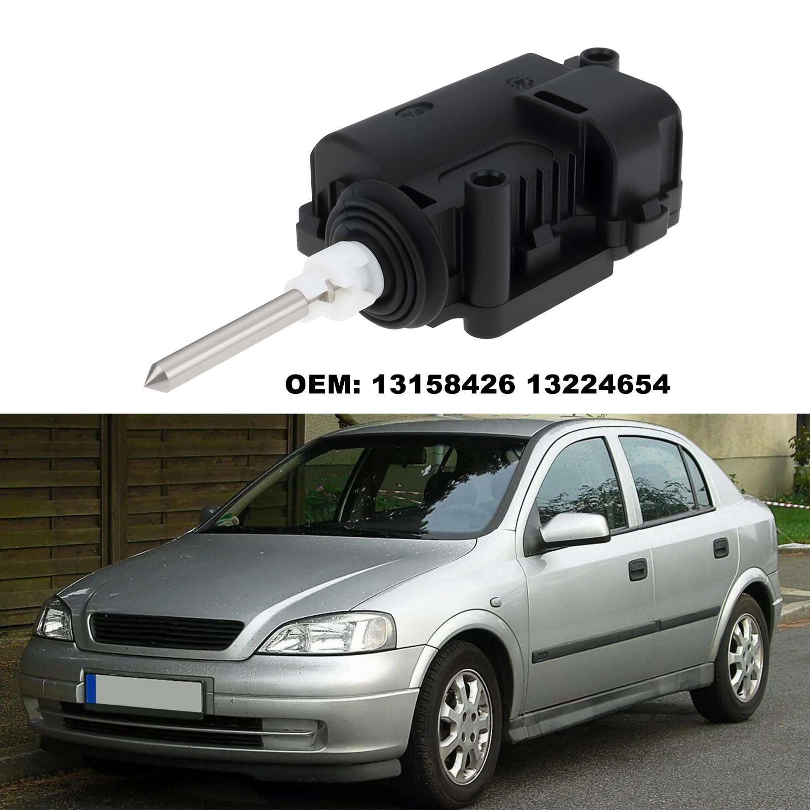 Tankklappen Verriegelungsstellmotor ersetzt OEM 13158426 13224654 Kompatibel mit Opel Astra H Vectra C Zafira B