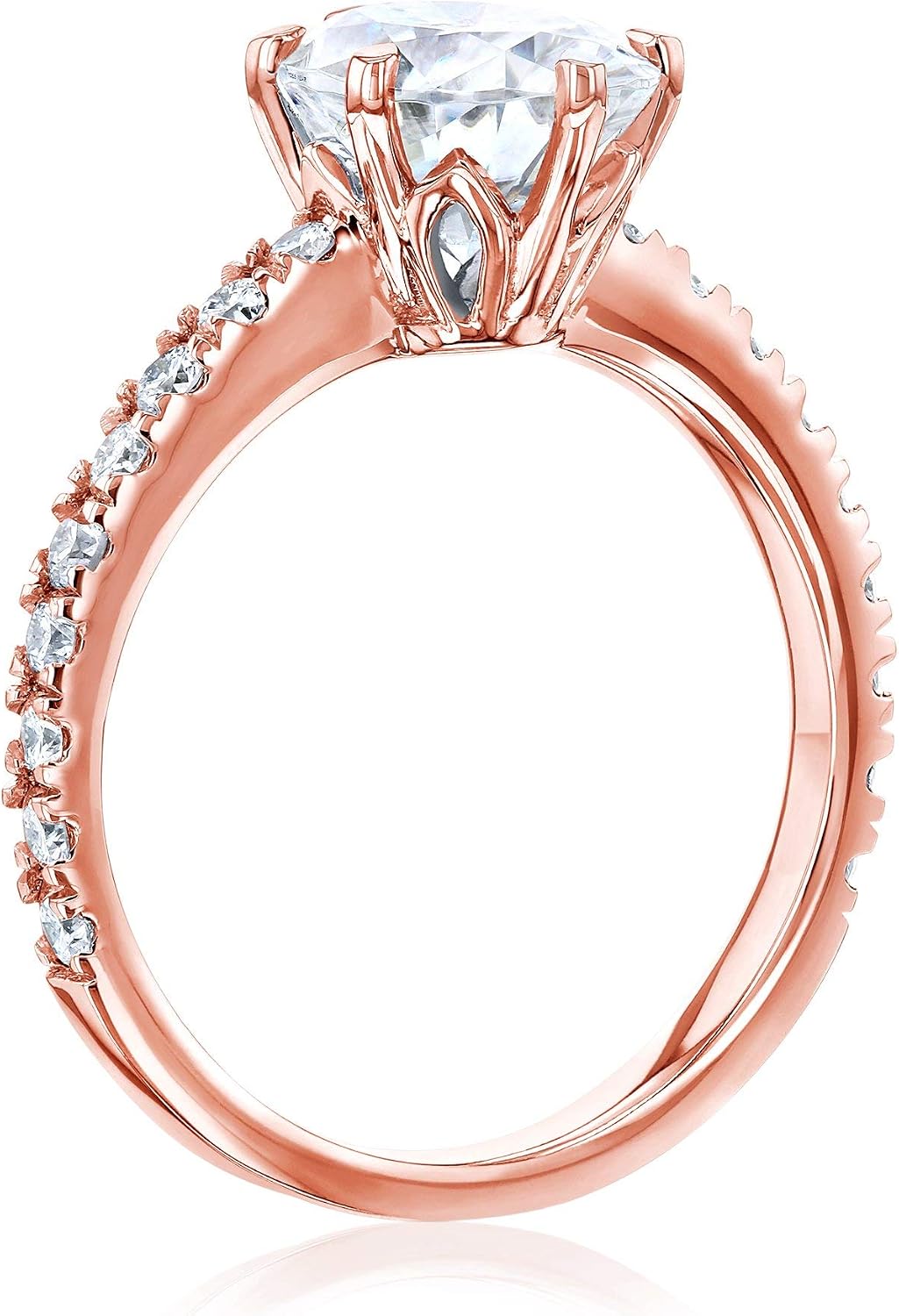 Kobelli 2.1ct Oval Moissanite Ring 14K Gold (G-H/VS)