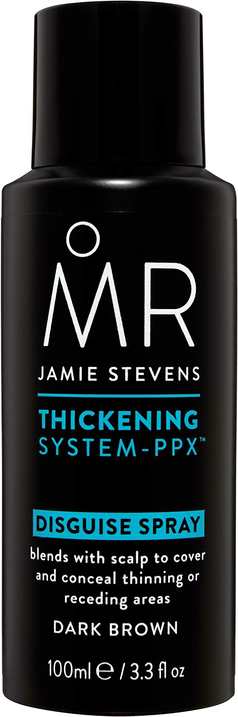 MR. Conceals The Appearance of Thinning Balding Hair Water Resistant Lasts All Day Easy Application Natural Looking Boosts Self Confidence, Disguise Spray Dark Brown, 100 millilitre