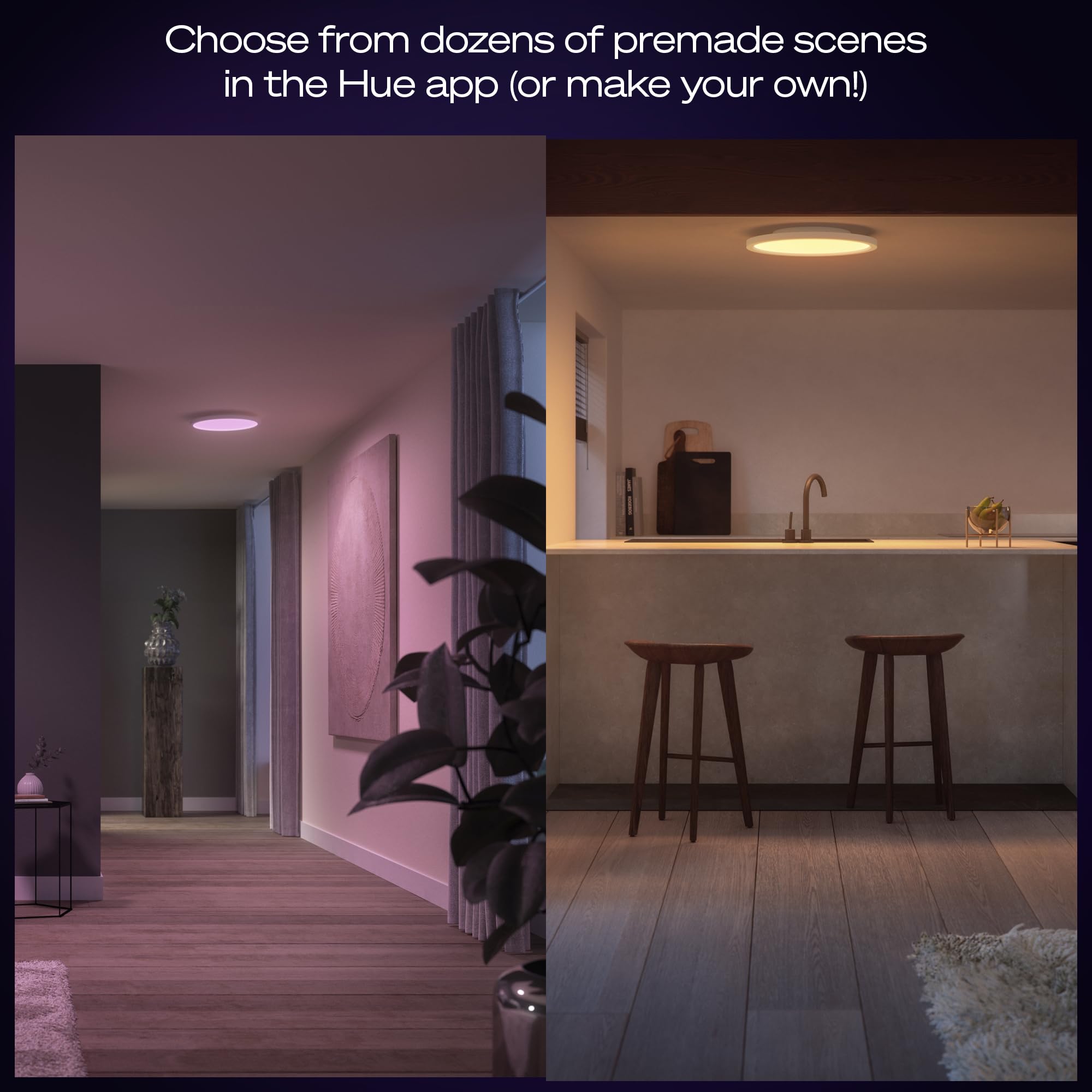 Amazon.co.jp: Philips Hue Devote Smart LEDパネルライト ホワイトと