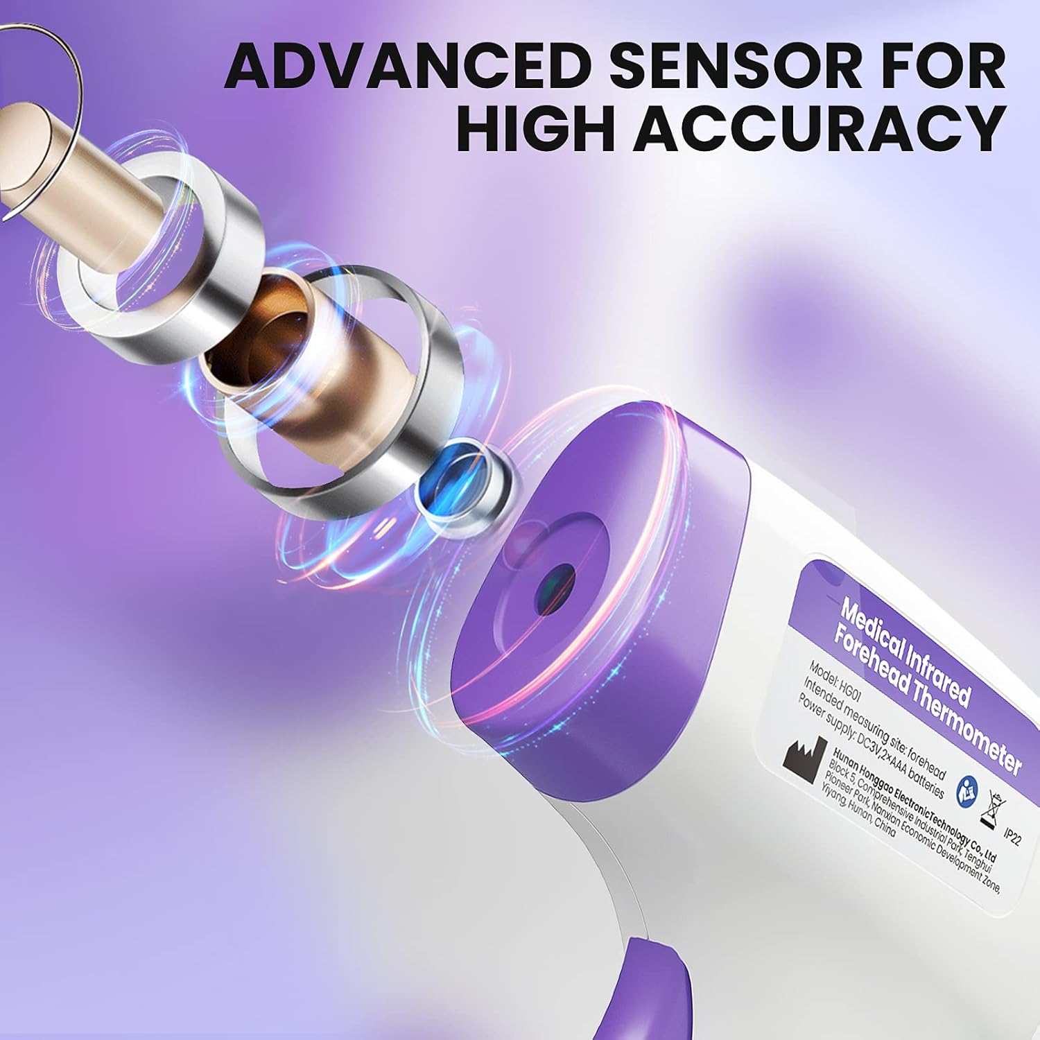 Thermometer for Adults and Kids, No-Touch Baby Forehead Thermometer, 2 in 1 Body & Surface Mode, Medical Digital Thermometer with Fever Alarm, Accurate Instant Readings, Memory Function : Baby
