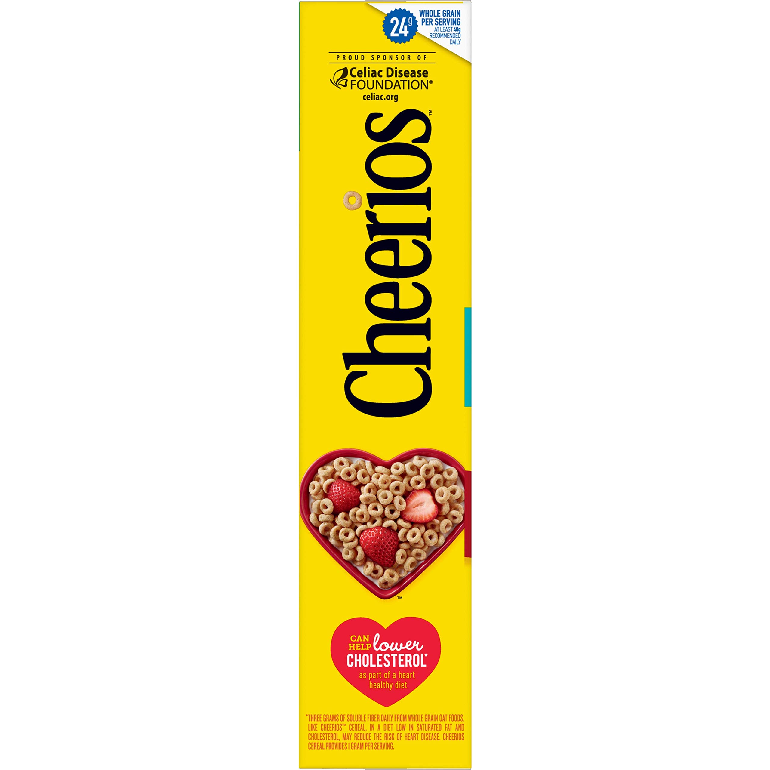 Original Cheerios Heart Healthy Cereal, Gluten Free Cereal with Whole